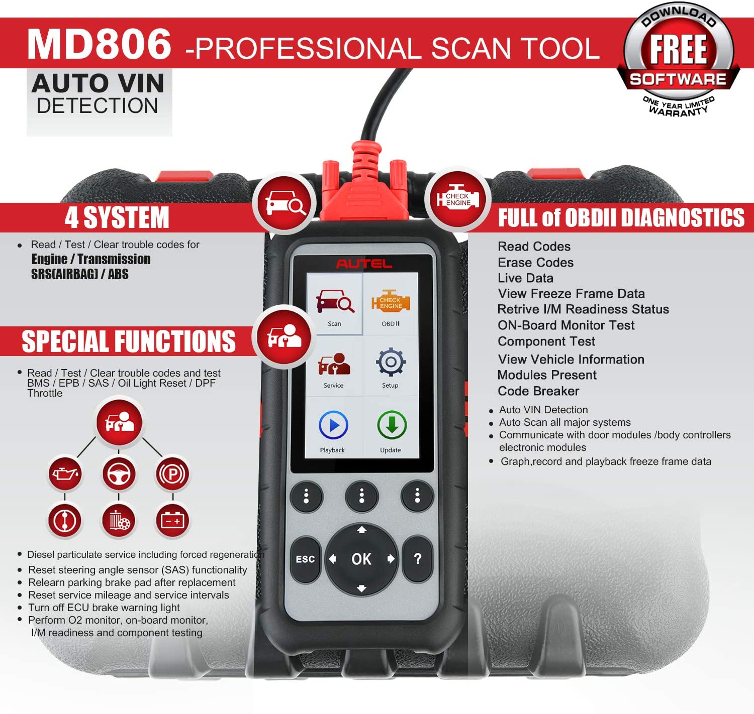 MaxiDiag MD806 Pro